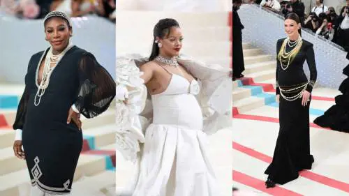 Da Serena Williams a Rihanna: tutti i “pancioni” vip al Met Gala 2023