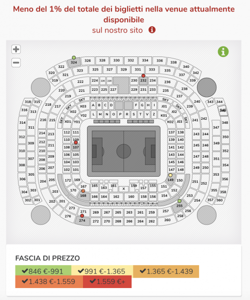Milan-Inter, sale la febbre biglietti: oltre tremila euro dai bagarini online