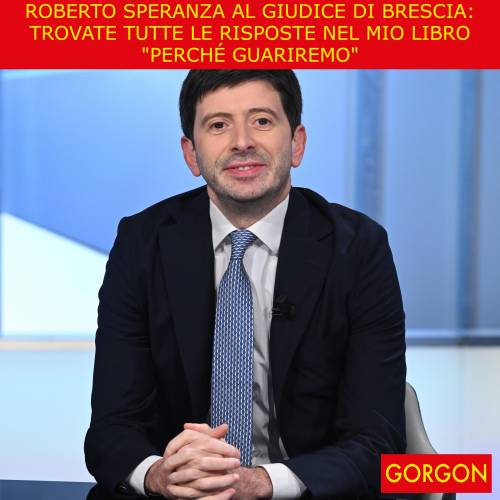 La satira del giorno. La difesa di Roberto Speranza