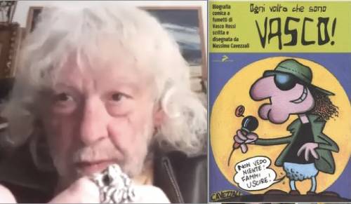 "Cavez", scomparso il noto vignettista, suo il fumetto di Vasco Rossi