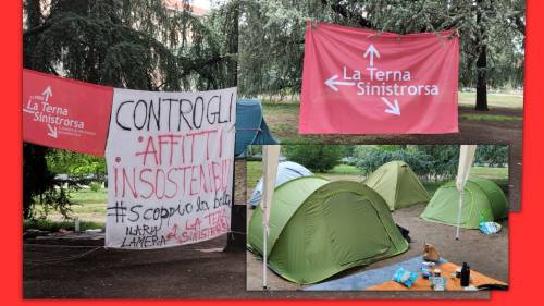 La lagna dei ribelli in tenda: “Il treno? Poi siamo stanchi per uscire a bere”