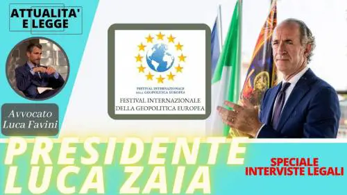 Luca Zaia: "Il nostro Veneto è sempre al centro"
