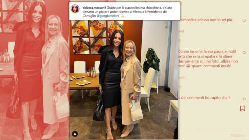 L’ultimo sinistro delirio: se abbracci Meloni sei fascista