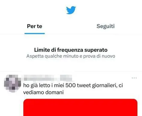 "800 tweet per chi non ha la spunta blu". Musk fissa nuovi limiti per Twitter