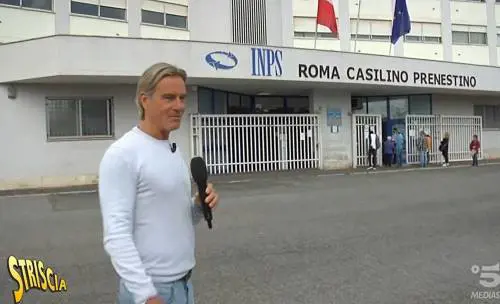 Immagine dal servizio di Striscia la notizia