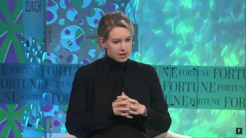 Elizabeth Holmes intervistata da Fortune