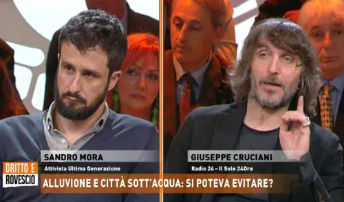 "Ma lei non si vergogna?". Cruciani zittisce l'eco-attivista