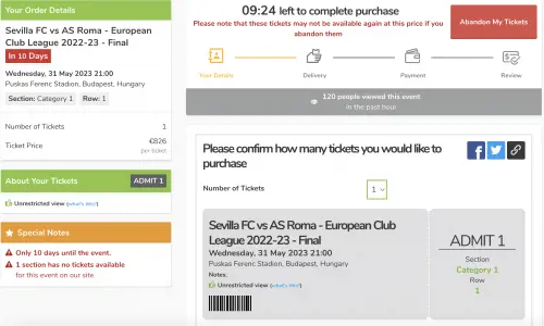 Mille euro a biglietto: gli affari dei bagarini su Siviglia-Roma