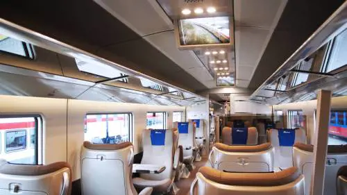 I materiali segreti che rivestono gli interni dei treni superveloci