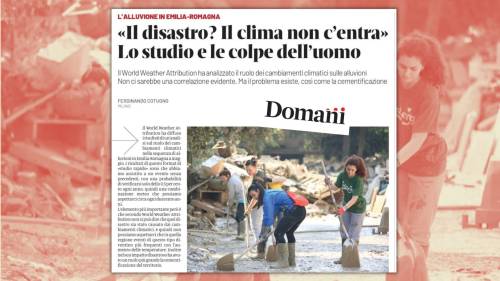 Alluvione in Romagna, il maxi studio che smentisce i climatisti