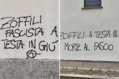 "Fascista a testa in giù". Nuove minacce anarchiche per il deputato leghista