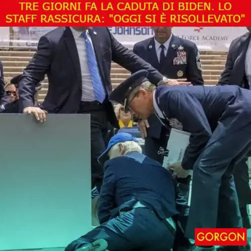 La satira del giorno. La caduta di Joe Biden