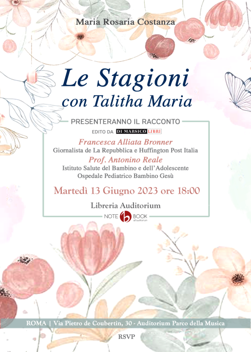 "Le stagioni con Talitha Maria", libro pedagogico sulla meraviglia della vita