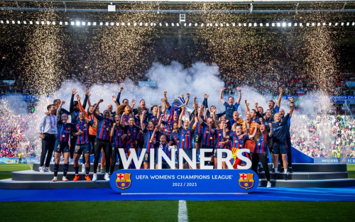 Il trionfo delle blaugrana in Champions sul tetto più alto d'Europa (Fc Barcelona) 