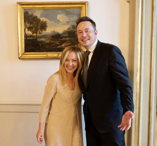"Pronti a collaborare". Musk incontra Meloni e Tajani