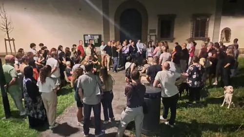 L'incontro della Lega svoltosi ieri, dopo il "no" del circolo Arci