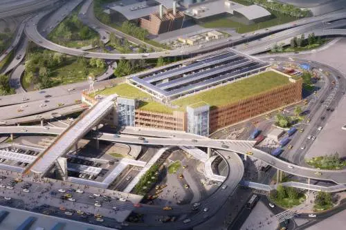 La nuova area Terminal Centrale dell'aeroporto JFK di New York