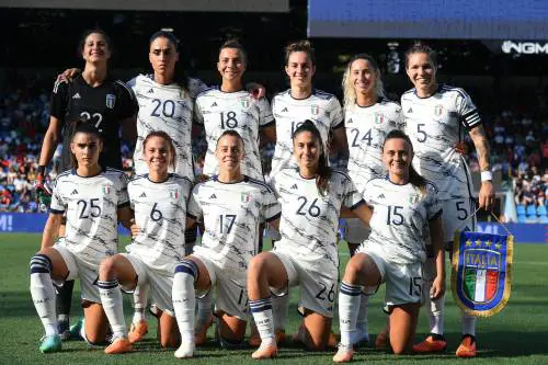 L'undici titolare scelto da Bertolini nel test match col Marocco (Nazionale Femminile di Calcio via Twitter)