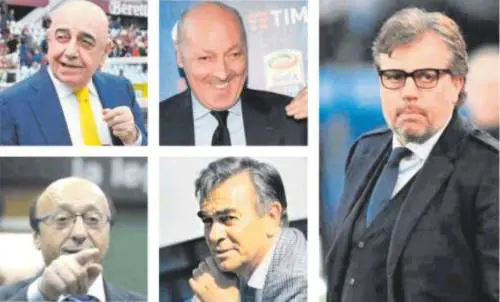 Galliani, Marotta, Giuntoli, Moggi e Allodi