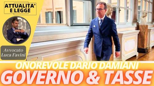 Damiani: "Ecco perché è importante ridurre le tasse"