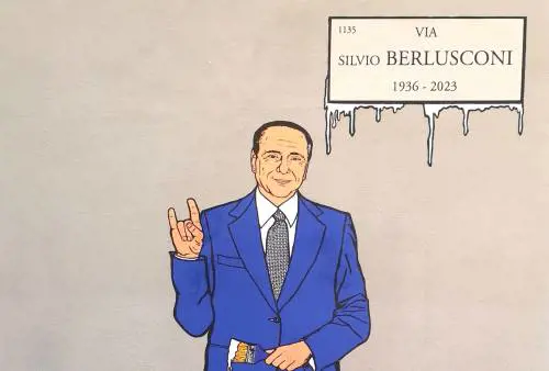 "A chi è servito?". Così l'autore dei murales del Cav smonta i radical chic