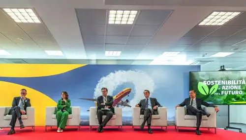 Dhl lancia da Malpensa il piano di sostenibilità: investimenti per 360 milioni