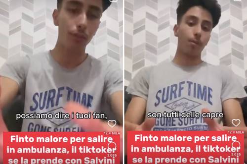 Lo sfregio all'ambulanza, poi gli insulti a Salvini: i tiktoker magrebini non si scusano