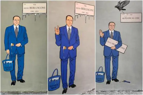 La lezione dello street artist ai radical chic anti-Cav