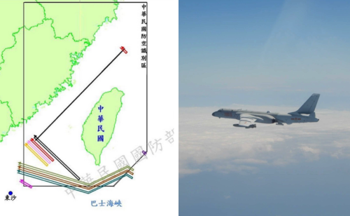 Bombardieri e caccia verso Taiwan: prova di forza della Cina sullo Stretto