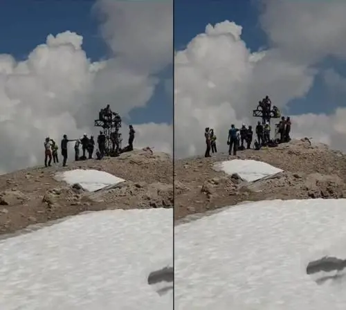 "Gesto vergognoso". Lo sfregio degli stranieri alla croce sulla Marmolada