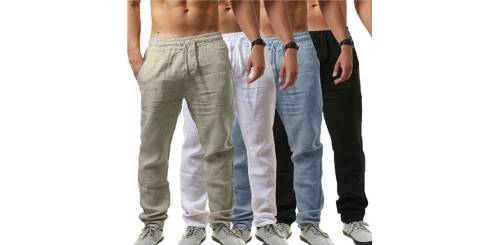 5 migliori modelli pantaloni lino uomo