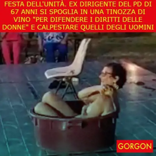 La satira del giorno. Spogliarello alle Festa dell'Unità
