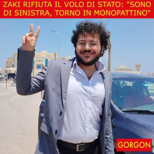 La satira del giorno. Zaki ingrato