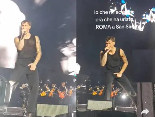 La gaffe di Blanco durante il concerto: cosa è successo a San Siro