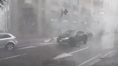Maltempo: forte nubifragio su Milano. Centinaia le chiamate ai Vigili del Fuoco
