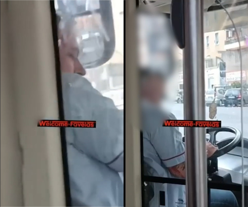 "Autista guida a occhi chiusi", e i passeggeri scendono dal bus Atac