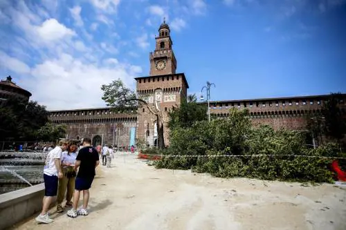L'Apocalisse a Milano: parchi chiusi, tetti divelti. Viabilità in tilt per giorni