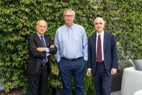 Da sinistra Carlo Pedersoli, Bruno Gattai e Carlo Montagna 