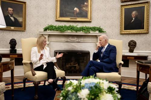 Meloni alla Casa Bianca. Incontro con Biden nel segno dell'Occidente