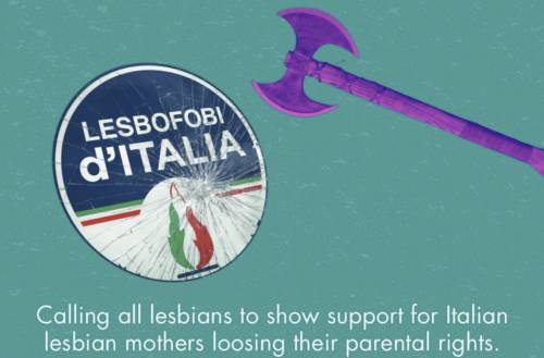 “Lesbofobi d’Italia”, così le Lesbiche d’Europa contro il governo Meloni