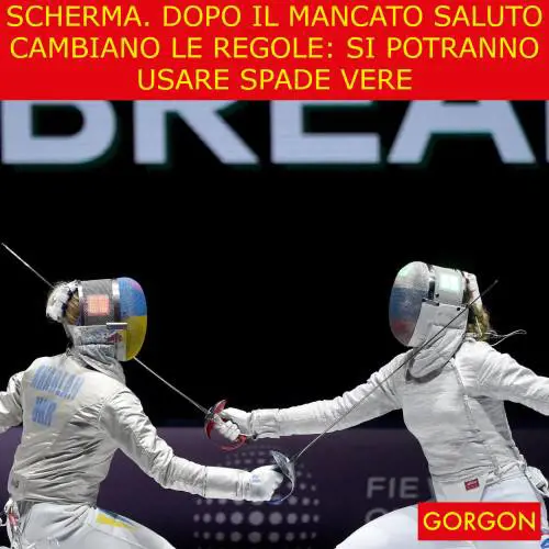 La satira del giorno. Scherma, cambiano le regole