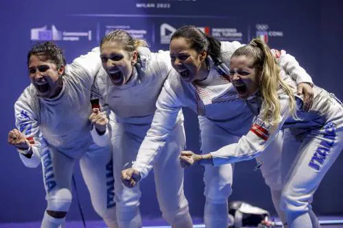 Scherma, doppietta azzurra: l'Italia è oro nel fioretto femminile e nella spada uomini