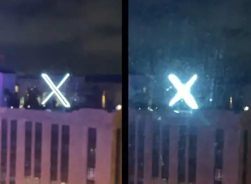 Twitter, rimossa l'insegna X: è troppo luminosa e disturba i residenti