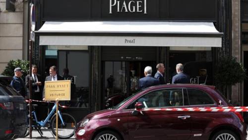 Colpo da Piaget. Una rapina  da 15 milioni in gioielleria