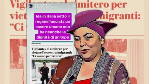 Migranti oltraggiano il cimitero, Murgia delira: “Trattati come topi”