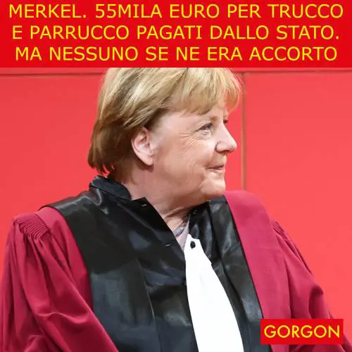 La satira del giorno. La toilette della Merkel