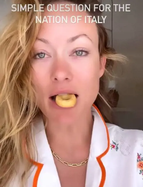 Olivia Wilde impazzisce per i taralli: ecco il loro segreto