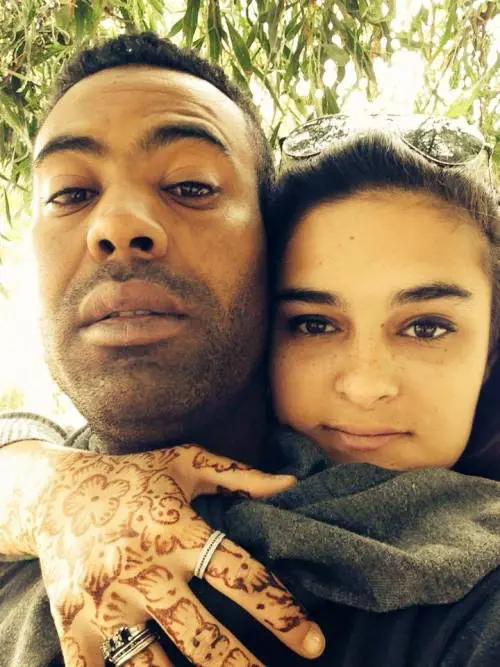 Jawad Hicham insieme alla moglie Sara Ruschi