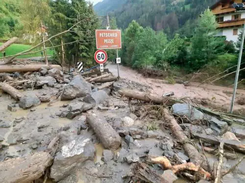 Maltempo in Alto Adige: allagamenti, piene e frane