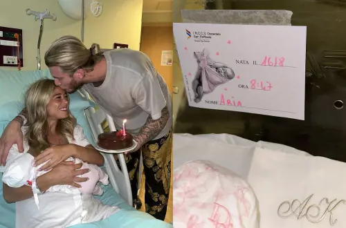 "Benvenuta Aria", è nata la figlia di Diletta Leotta e Loris Karius